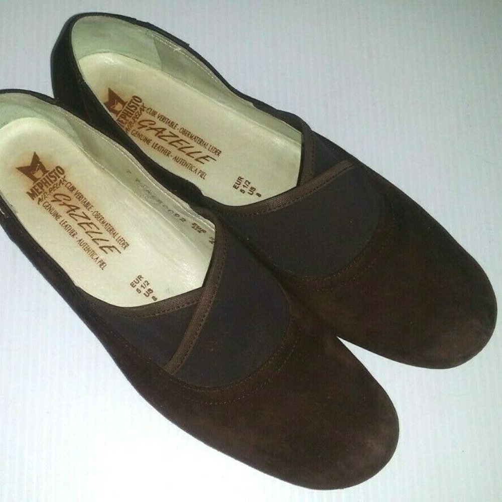 Mephisto Kalmina Flats Slip-on Suede Shoes US Sz 8